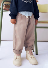 Pantalón Moño Topo Café Mayoral Modelo Niña